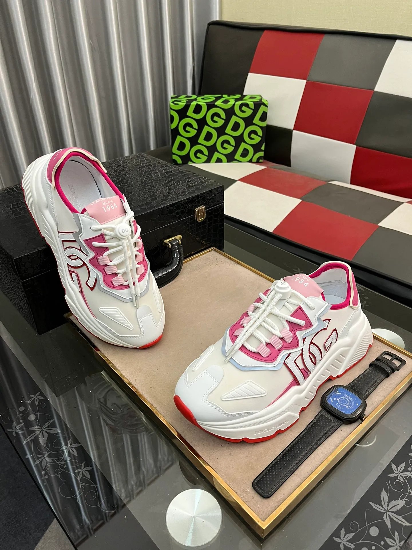 Men's shoes 💰480⌚️⌚️[DG] The most fashionable and original uppers, casual shoes make walking more convenient and comfortable, sports casual men's shoes, perfect 1:1 replica [color] compared with official quality, all use the original. Create a fashionable personality to highlight your uniqueness😎! Code number: 36-44
